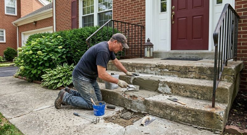 Concrete Steps Installation Service