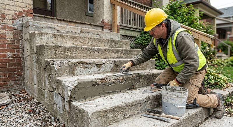 Concrete Steps Installation