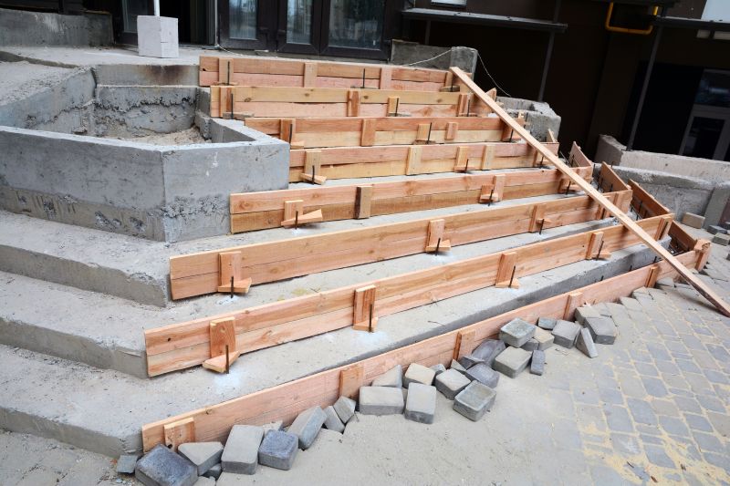 Concrete Steps Repair in Spring